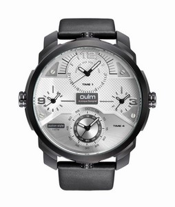 Pánske hodinky Oulm Quad - čierne biele