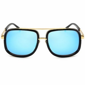 Slnečné okuliare Golden čierne modré sklá