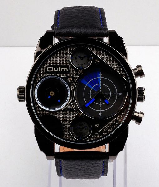 Pánske hodinky Oulm Dual Navigator - modré