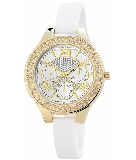 Dámske hodinky Excellanc - zlaté biele