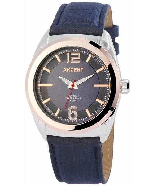 Pánske hodinky Akzent - tmavomodré