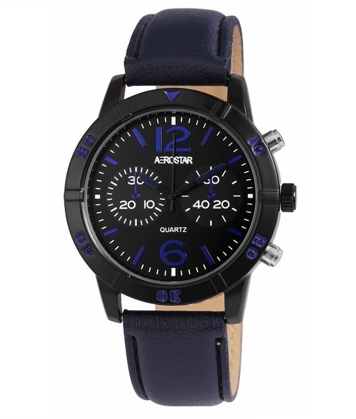 Pánske hodinky Aerostar tmavomodré