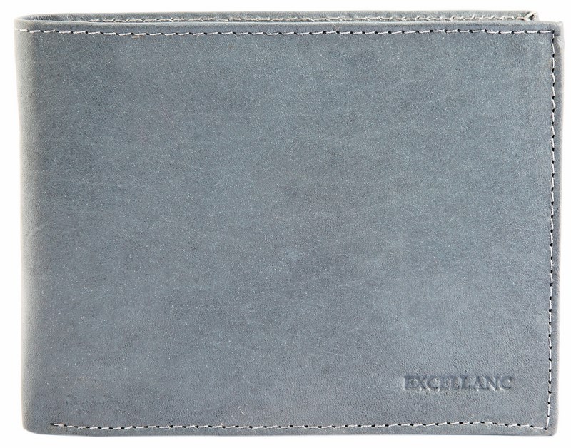 Pánska kožená peňaženka - sivá