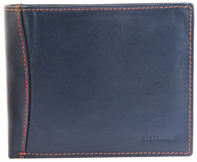 Pánska kožená peňaženka - modrá