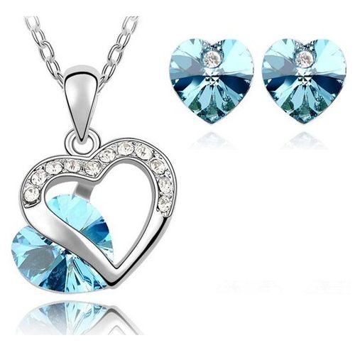 Austrian Crystal SW set Light Blue