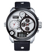 Pánske hodinky TripleZone Digital - biele