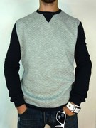 Pánsky sveter Modern - sivočierny