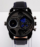 Pánske hodinky Oulm Dual Navigator - modré
