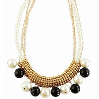 Glamour náhrdelník - perlový
