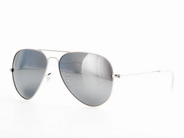 Polarizačné slnečné okuliare AVIATOR Pilotky - strieborný rám zrkadlové sklá