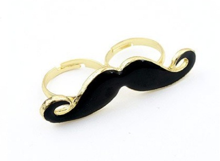 Štýlový RETRO prsteň Mustache