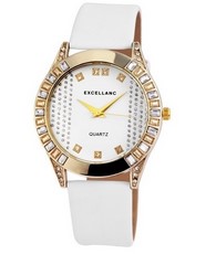 Dámske hodinky Excellanc - bielozlaté