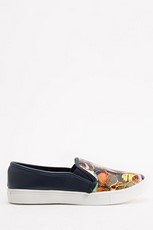 Dámske topánky Slip On - modré