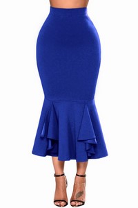 Dámska sukňa Kendra - modrá