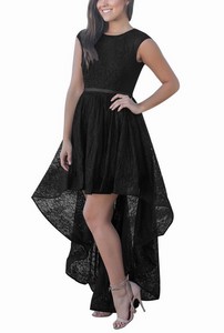 Čipkované dámske šaty Lindsey - čierne