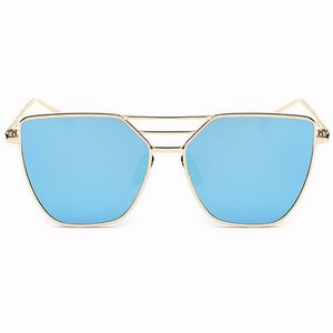 Dámske slnečné okuliare Francisca zlatý rám modré sklá